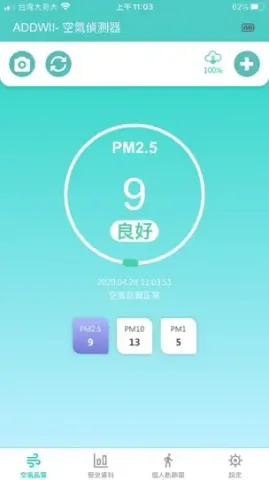 ADDWII® 藍芽USB空污鼻-世界最小PM2.5空污偵測器