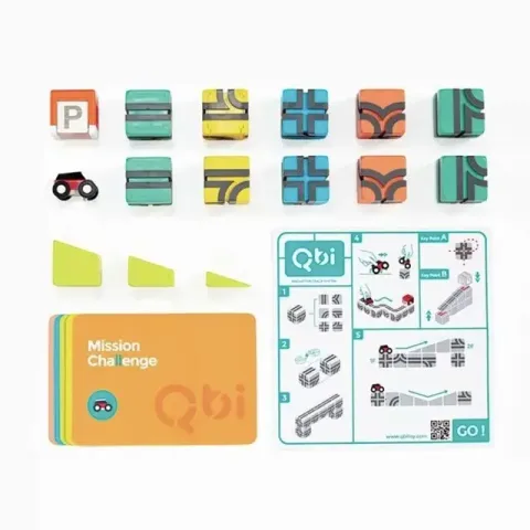 Qbi Best Puzzle Game - Magnetic Building Blocks