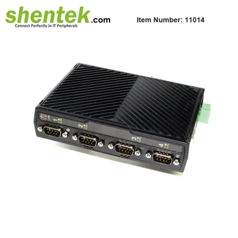 4端口RS232 RS422 RS485設備服務器以太網