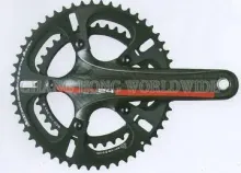 3K carbon road crankset