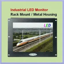 Rack Mount CCTV Monitor with Metal Housing