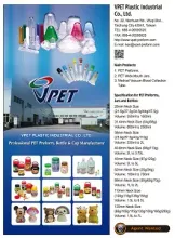 PET Bottle, Jar, and Can for foods