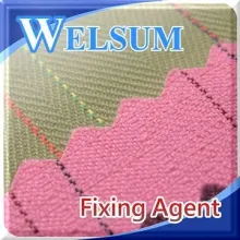 Fixing agent for Nylon, Wool & Silk fibers with acid dyes.