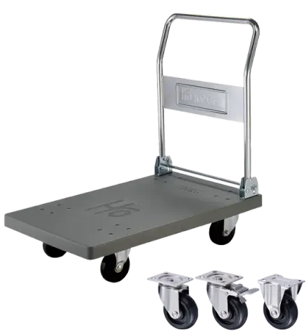 500kg折疊式耐衝不鏽鋼手推車