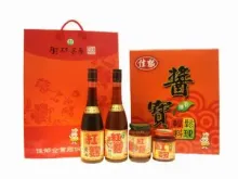 Deluxe Jumbo Gift Set included organic red koji sauce, soy sauce, vinegar, 