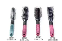 Plastic colorful and stylish hair brushes