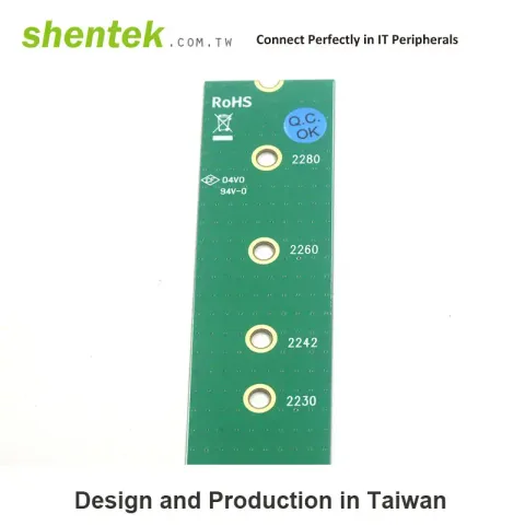 Shentek 52058 A key Slot To M Key M.2 Adapter Card Mini PCIe