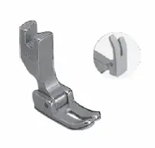 Standard foot with tefloned runner shoe