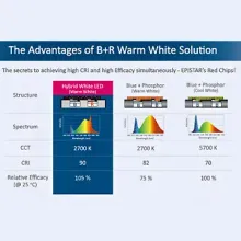 The Advantages of B R Warm White Solution